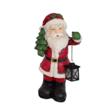 Figura mikołaj z latarnią 25 x 57 x 21 cm