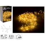 Lampki na choinkę 240 LED ciepły biały