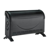 Grzejnik konwektorowy 1500 W czarny