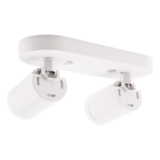 Lampa sufitowa spot abs 2C biała 240 V