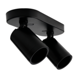 Lampa sufitowa spot abs 2C czarna 240 V