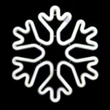 Neon LED śnieżynka 26,5 x 30 cm DPM