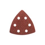 Papier ścierny P80 Delta rzep 96 x 96 x 96 mm 5 sztuk brązowy