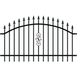 Przęsło PALERMO 120 x 200 cm RAL9005