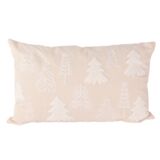 Poduszka świąteczna biało-beżowa 30 x 50 cm