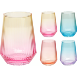 Szklanka do picia 400 ml stripe różne kolory 1 szt.