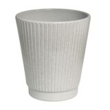 Osłonka storczyk vertical 13 cm kamienny szary