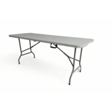 Stół cateringowy walizkowy 180 cm szary
