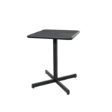 Stolik składany stalowy kwadratowy czarny