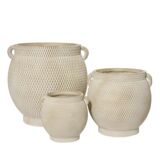 Zestaw 3 osłonek clayfibre śr. 45 cm piaskowy