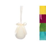 Zawieszka flokowana jajko 12 cm mix kolorów