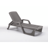 Leżak ogrodowy Nilo cappucino rattan