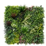 Panel osłonowy 100 x 100 cm mix liści zielony