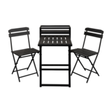 Zestaw balkonowy z kwietnikiem czarny