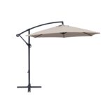 Parasol boczny beżowy