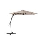 Parasol ogrodowy boczny 300 cm beżowy