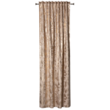 Zasłona na taśmie VELORA 140 x 260 cm beżowo-złoty