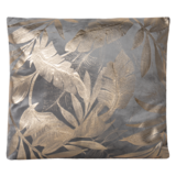 Poszewka VELORA 45 x 45 cm szaro-złoty