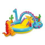 Nadmuchiwany wodny plac zabaw Dinoland 302 x 229 x 112 cm Intex