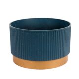 Donica plastikowa 1006 śr. 30 cm niebieska