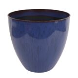 Donica plastikowa 1007 śr. 23 cm niebieska