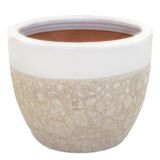 Donica Antique 2Tone Egg White D22H21