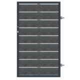 Furtka Kornel ocynk antracyt 90 x 150 cm struktura prawa Polbram