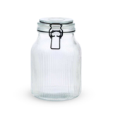 Słój z klamrą prążki 1,7 l TR-116