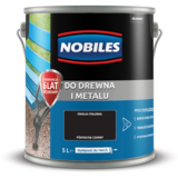 Farba ftalowa Do Drewna i Metalu Ftalonal Czarny 5 l Nobiles