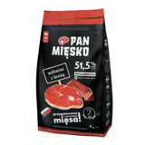 Karma sucha dla psa wołowina/kozina m 9 kg PAN MIĘSKO