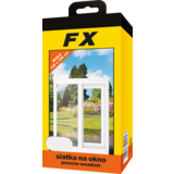 Siatka na okno 130 x 150 cm biała FX