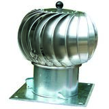 Turbowent Ø150 podstawa kwadrat ocynk/aluminium