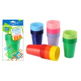 Kubek do zimnych napojów Rainbow 200 ml 6 sztuk Ravi 