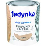 Farba akrylowa Jedynka Deco&Protect Drewno i Metal mat Beżowy 0,7 l