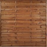 Płot pełny Zefir 180 x 180 cm brąz