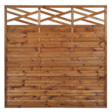 Płot ażurowy Zefir 180 x 180 cm brąz