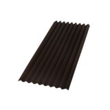 Falista płyta bitumiczna Base brązowa 200 x 86 cm Onduline 