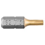 Końcówka wkrętakowa TX15 x 25 mm, 2 sztuki GRAPHITE