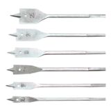 Wiertło do drewna łopatkowe, zestaw 6 sztuk Top Tools