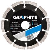 Tarcza diamentowa 125 x 22,2 mm, segmentowa, spawana laserowo GRAPHITE