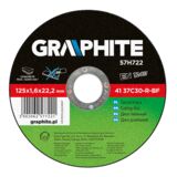 Tarcza tnąca do kamienia 125 x 1,6 x 22,2 mm, 41 37C30-R-BF GRAPHITE