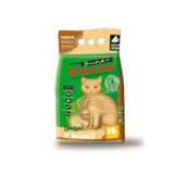 Podłoże higieniczne dla kotów, chomików, świnek morskich, królików, szynszyli oraz ptaków Drzewne Niezbrylające Naturalne 10 l Super Pinio