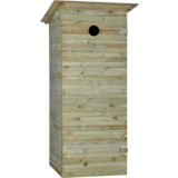 Wychodek drewniany L90 x B80 x H200 cm