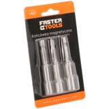 Bit końcówka magnetyczna 1/4" 3 szt. FASTER TOOLS