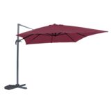 Parasol boczny 3 x 4 m bordo