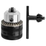 Uchwyt wiertarski zębaty z kluczykiem 3-16mm mocowanie stożek B18 Drel