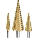 Wiertło stopniowe 4-12 mm 4-20 mm 4-32 mm zestaw 3 szt. Drel