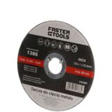 Tarcza do cięcia metalu INOX 125 x 22,2 x 1 mm FASTER TOOLS