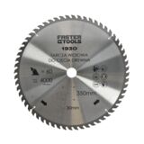 Tarcza widiowa do drewna 350 x 30 mm 60z. FASTER TOOLS