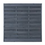 Płot szczelny szary 180 x 180 cm STELMET